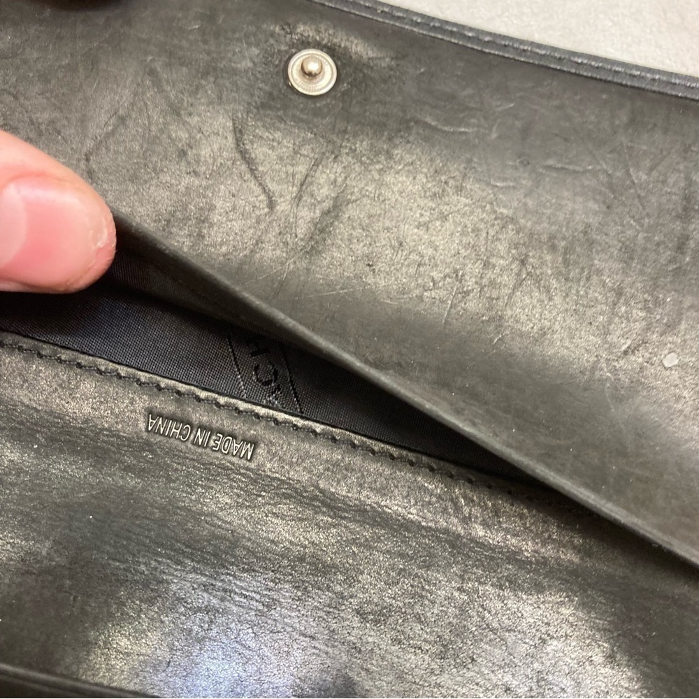 Coach vintage black leather clutch wallet - Picture 13 of 14